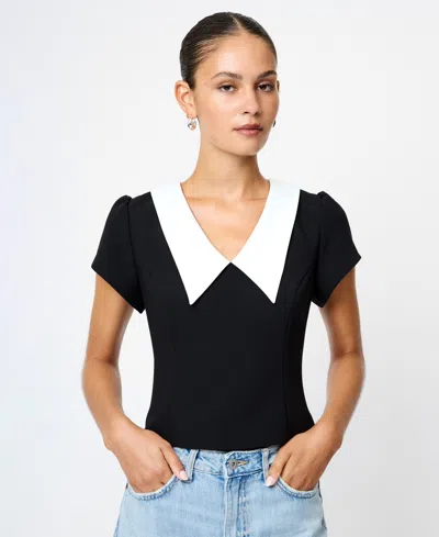 FRENCH CONNECTION WOMEN'S AZRA SHORT-SLEEVE TOP