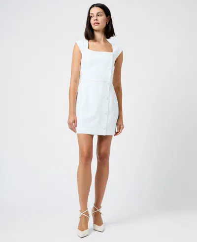 French Connection Women's Azra Square Neck Mini Dress In White