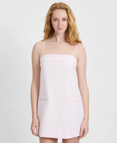 French Connection Azra Foldover Detail Minidress In White