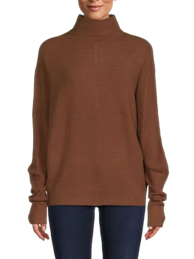 French Connection Women's Babysoft Rib Knit Sweater In Casablanca Brown