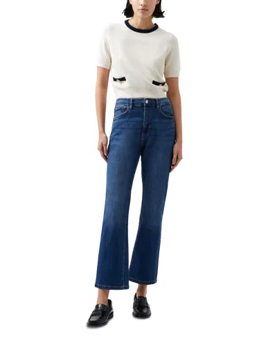 French Connection Women's Babysoft Short-sleeve Top In White