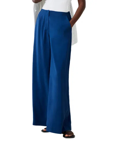 FRENCH CONNECTION WOMEN'S BARBARA WIDE LEG HIGH RISE PANTS