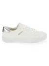 French Connection Women's Becka Lace Up Sneakers Sneakers In Silver