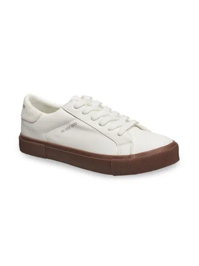 French Connection Women's Becka Two Tone Sneakers In White