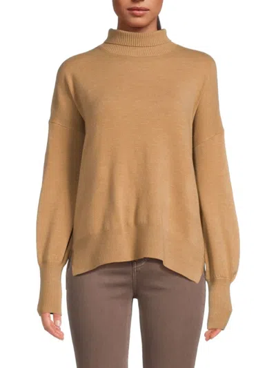 French Connection Women's Bishop Sleeve Sweater In Camel
