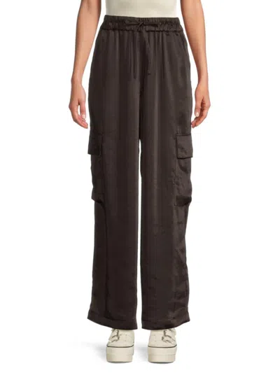French Connection Women's Choloetta Cargo Pants In Chocolate