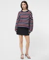 French Connection Women's Chunky Crewneck Sweater In Multi