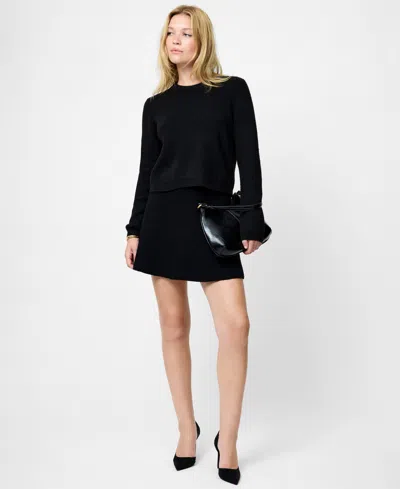 FRENCH CONNECTION WOMEN'S CLASSIC LONG SLEEVE SWEATER