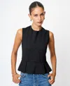 French Connection Women's Cleo Sleeveless Top In Black