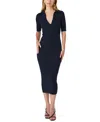 FRENCH CONNECTION WOMEN'S COSYSOFT V-NECK MIDI DRESS