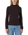 French Connection Cosysoft Mock Neck Sweater In Chocolate Ganache