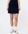 French Connection Women's Crinkle-knit Two-pocket Mini Skirt