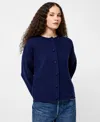 French Connection Women's Drop Shoulder Oversized Cardigan In Blue