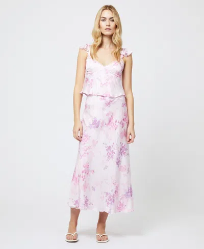 FRENCH CONNECTION WOMEN'S ELYRIA OONA SATIN MAXI SKIRT