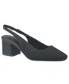 French Connection Ghana Womens Stretch Knit Slingback Heels In Black