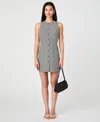 French Connection Gingham Sleeveless Cotton Minidress