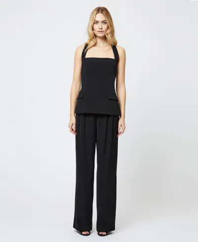 FRENCH CONNECTION WOMEN'S HARRY TAILORED HALTER TOP