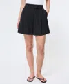 French Connection Harrywide Leg Suiting Shorts In Black