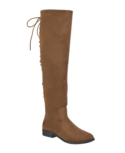 French Connection Women's Jasper On The Knee Boot In Brown