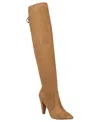 French Connection Fcjordn106ds Womens Lace-up Faux Suede Over-the-knee Boots In Multi