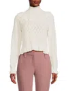 FRENCH CONNECTION WOMEN'S KAMILLA MOZART RUFFLE CROPPED SWEATER