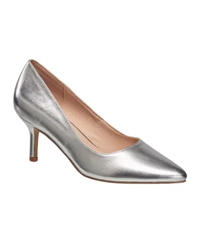 French Connection Women's Kate Almond Toe In Silver