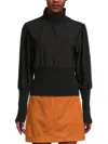 French Connection Krista Knit High Neck Sweater In Black