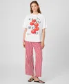 French Connection La Tomate Oversize Cotton Graphic T-shirt