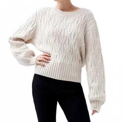 French Connection Women's Layon Jini Sweater In Classic Cream In White