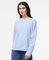 French Connection Emilia Crewneck Sweater In Blue