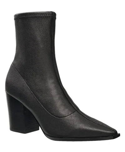 French Connection Women's Lorenzo Leather Boot In Black