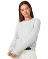 French Connection Micro Sequin Tinsel Knit Pullover Sweater In W. White (micro Seq)