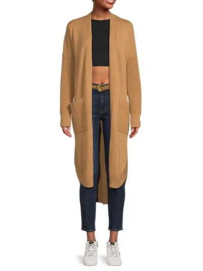 French Connection Women's Mozart Longline Cardigan In Camel