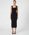 French Connection Women's Mozza Cotton Square-neck Dress In Black