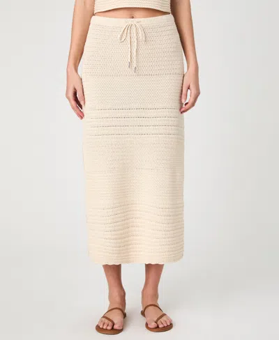 French Connection Women's Nellis Cotton Side-slit Skirt
