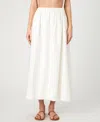 French Connection French Conection Nomi Cotton Ruched Midi Skirt