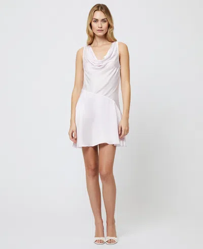 French Connection Women's Oona Satin Assymetrical Dress In Sweet Pink