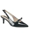French Connection Quinny Slingback Kitten Heel In Black