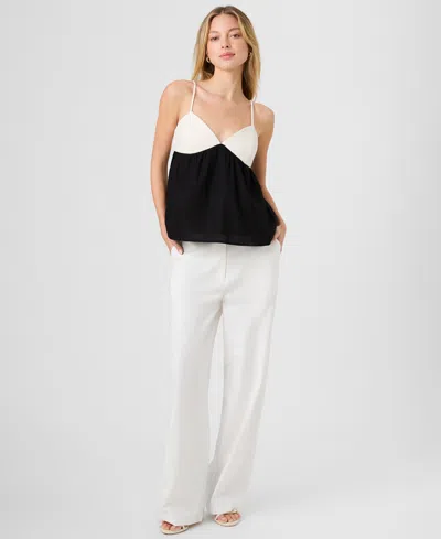 French Connection Phoebe Combo Alicia Strappy Top In Multi
