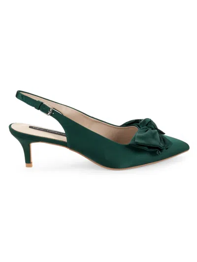 French Connection Women's Quinn Bow Pumps In Green