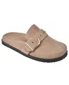 French Connection Women's Reina Buckle Strap Clogs In Grey