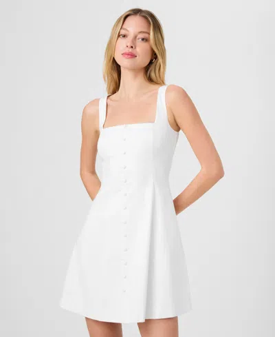 French Connection Women's Sleeveless Square Neck Mini Dress In Brown