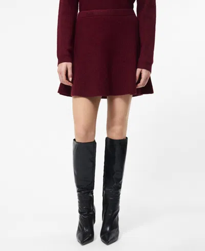French Connection Women's Solid Mini Skirt In Red