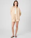 French Connection Women's Stripe Pull-on Shorts In Neutral