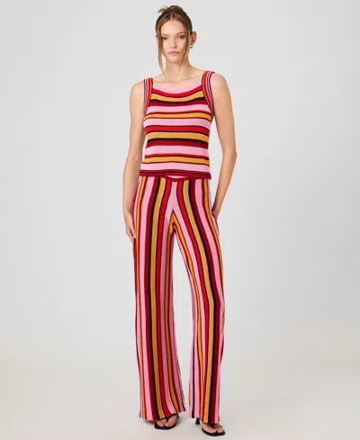 French Connection Motley Knit Sleeveless Top In Multi