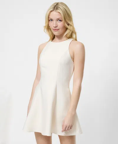 FRENCH CONNECTION WOMEN'S STRUCTURED FLARE MINI DRESS