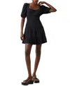 FRENCH CONNECTION WOMEN'S TIERED FIT & FLARE DRESS