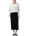 French Connection Women's Vhari Collared Long-sleeve Sweater In Oatmeal Melange