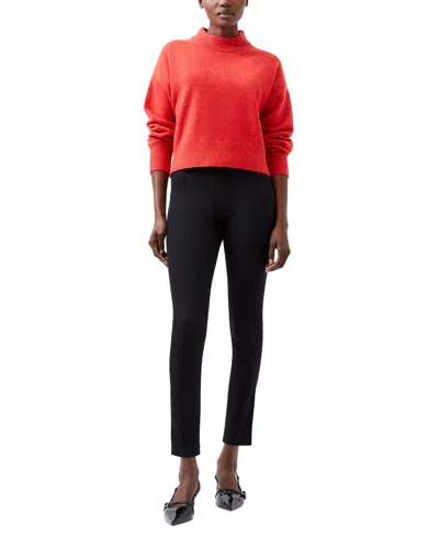 French Connection Women's Vhari Mock Neck Sweater In Mars Red
