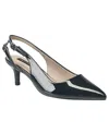 French Connection Women's Vichy Double Strap Slingback In Black
